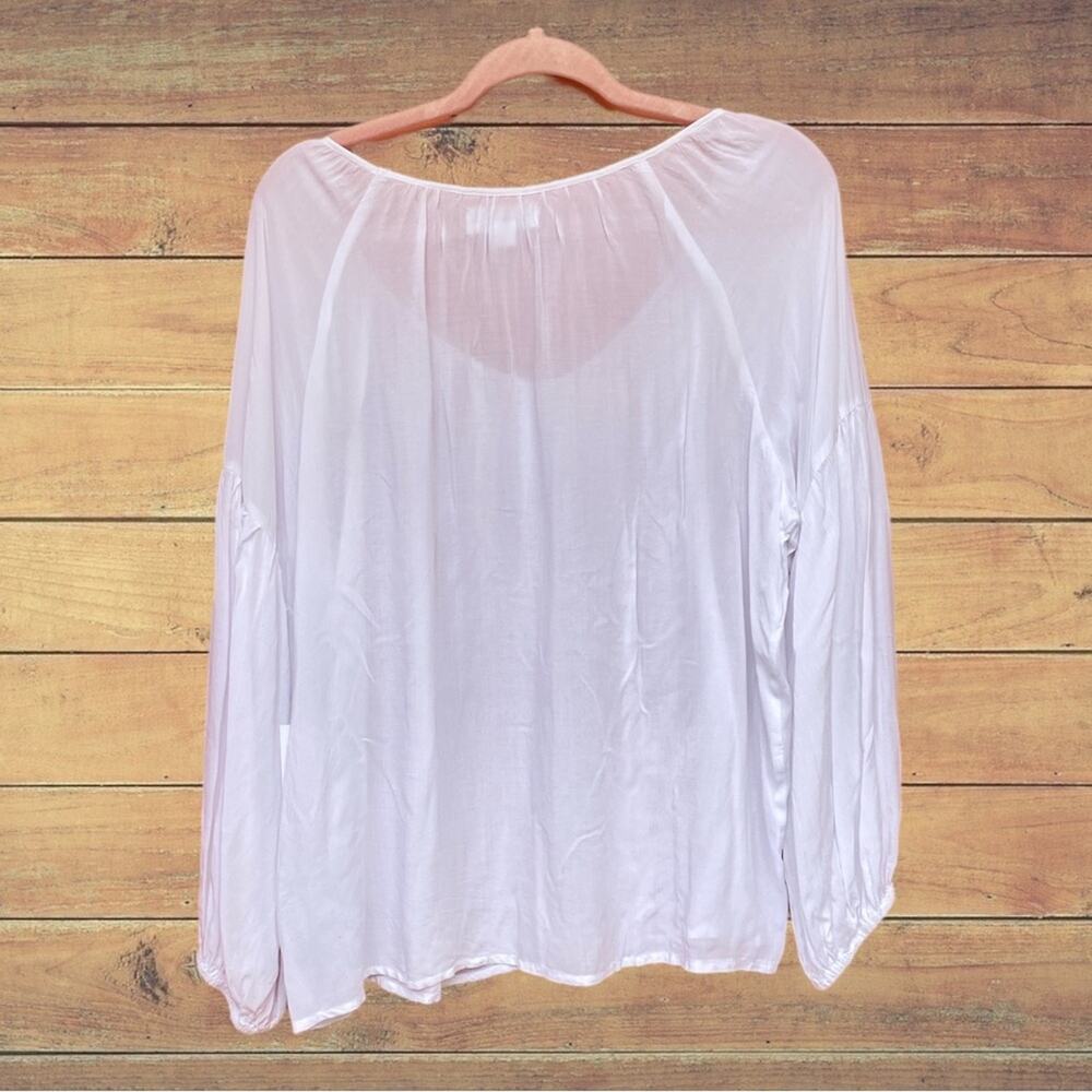 NEW Velvet by Graham & Spencer white blouse - Picture 2 of 6